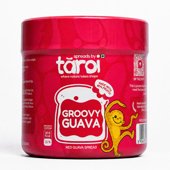 Taroi Red Guava Spread – 400 g | Real Guava Fruit Spread, No Added Sugar