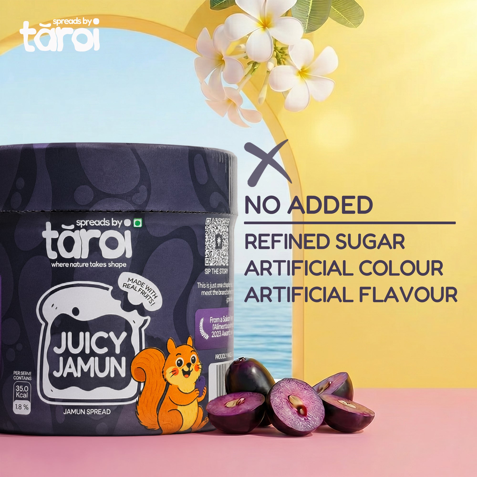 Taroi Jamun Spread – 400 g | Real Jamun Fruit Spread, No Added Sugar