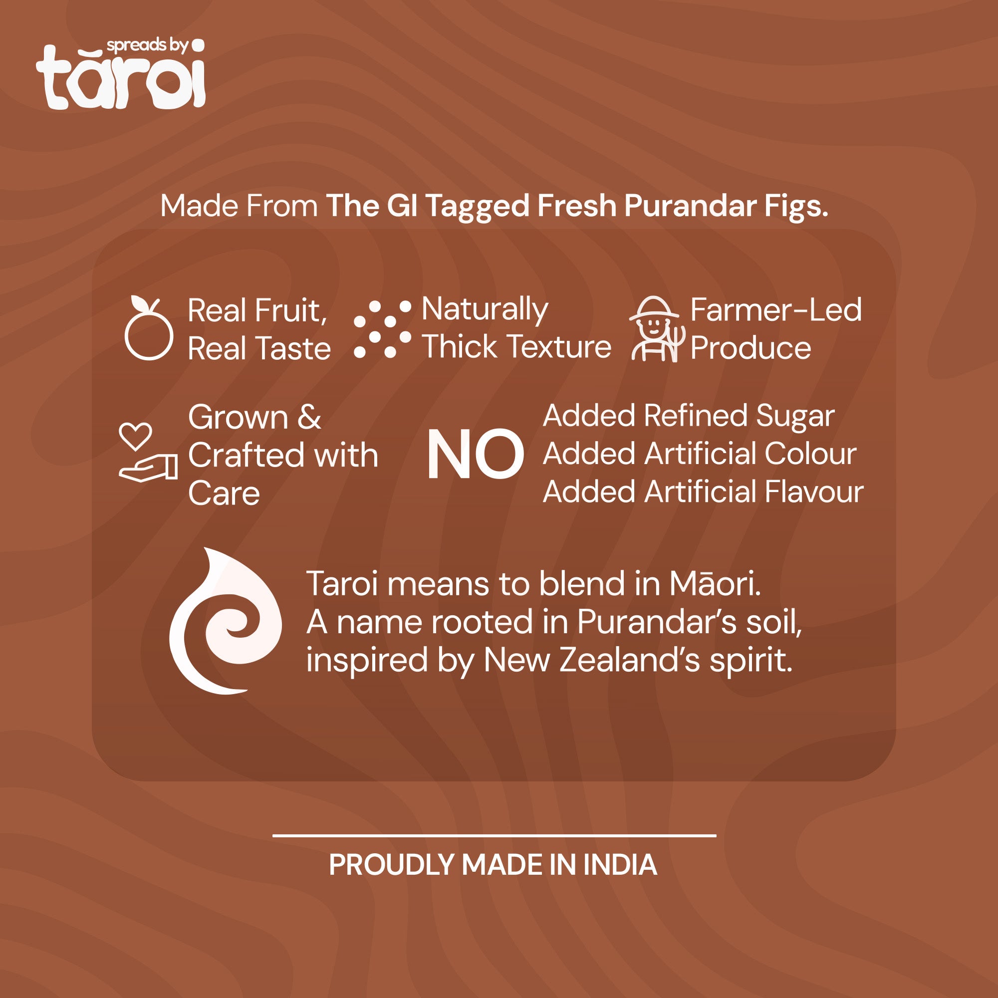 Taroi Super Fig Spread – 400 g | Real Fig Spread, No Added Sugar