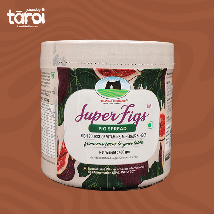 Tāroi Super Fig Spread – 400 g | Real Fig Spread, No Added Sugar