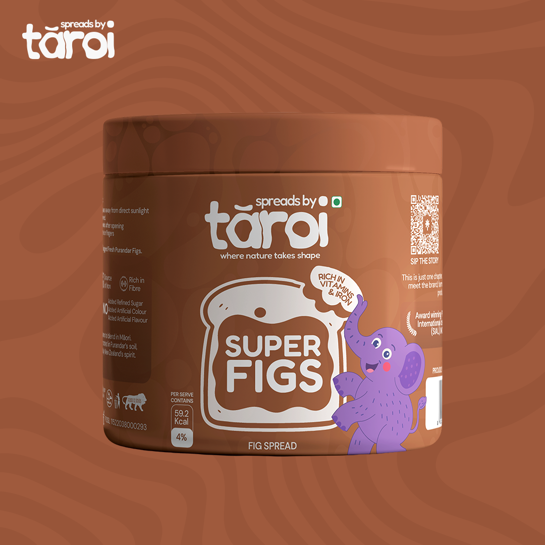 Tāroi Super Fig Spread – 400 g | Real Fig Spread, No Added Sugar