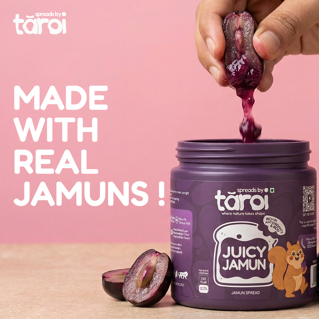 Taroi Jamun Spread – 400 g | Real Jamun Fruit Spread, No Added Sugar