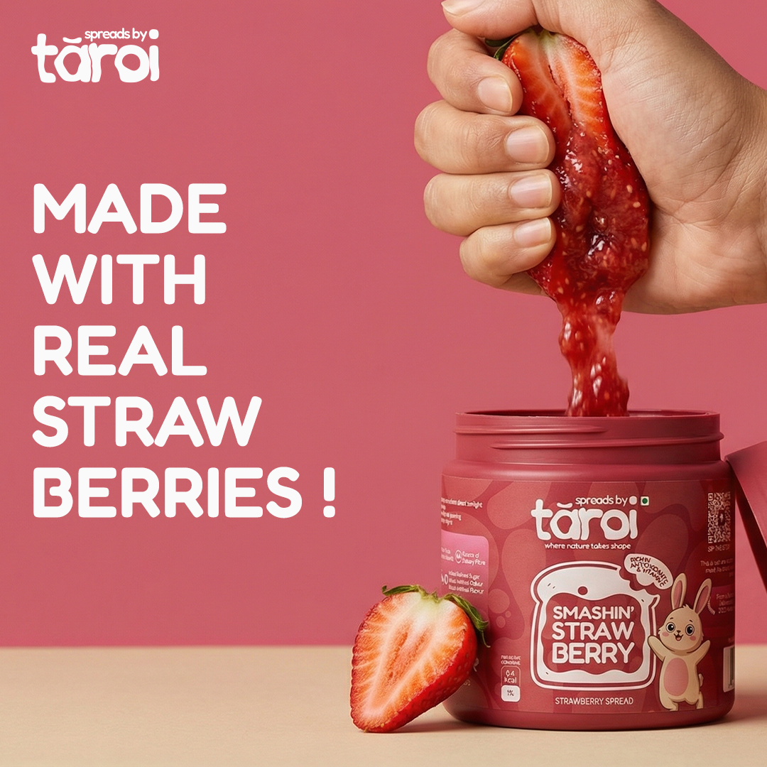 Tāroi Strawberry Spread – 400 g | Real Strawberry Fruit Spread