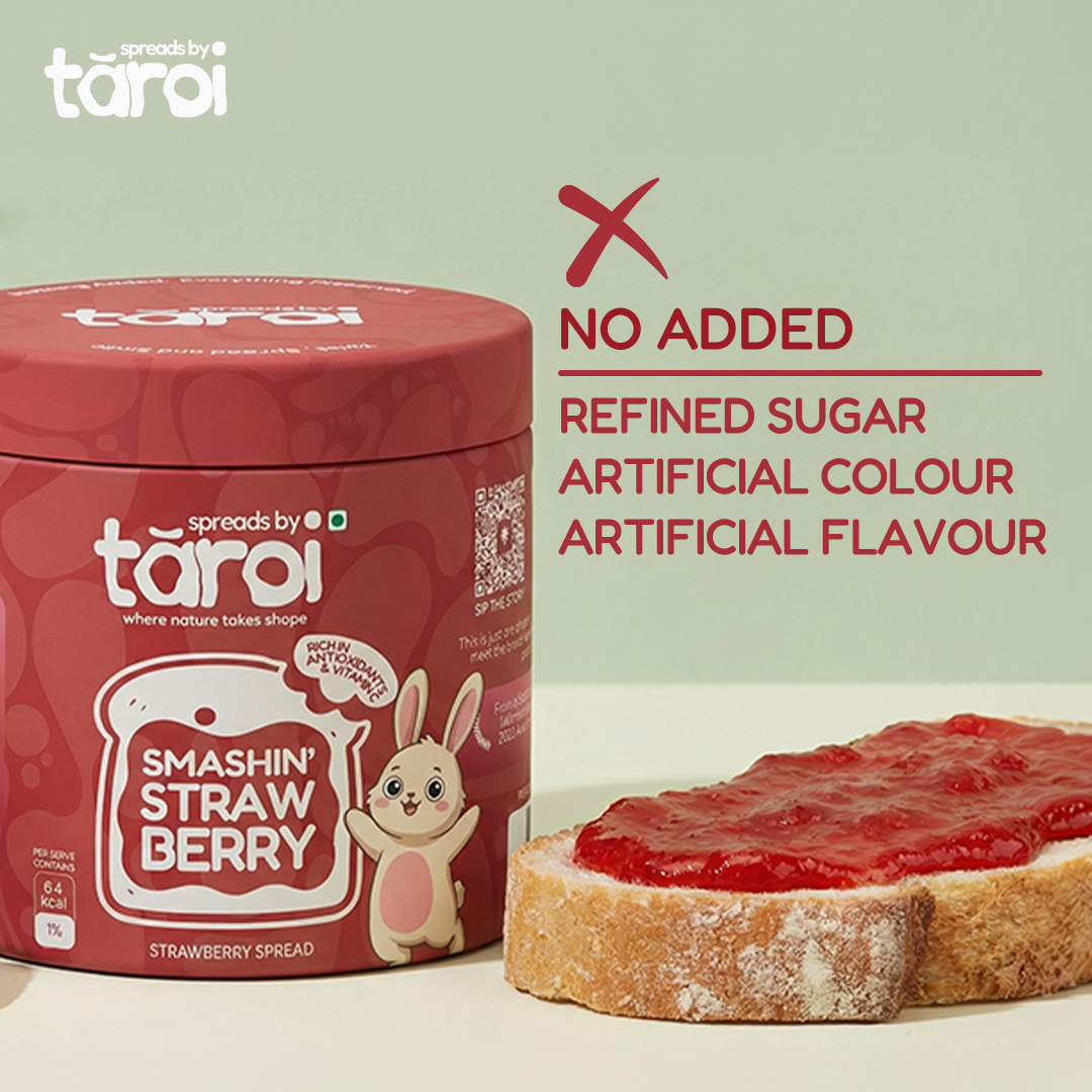 Tāroi Strawberry Spread – 400 g | Real Strawberry Fruit Spread