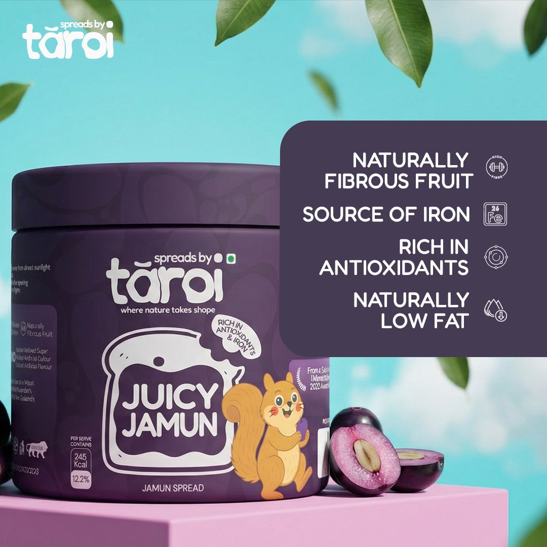 Taroi Jamun Spread – 400 g | Real Jamun Fruit Spread, No Added Sugar