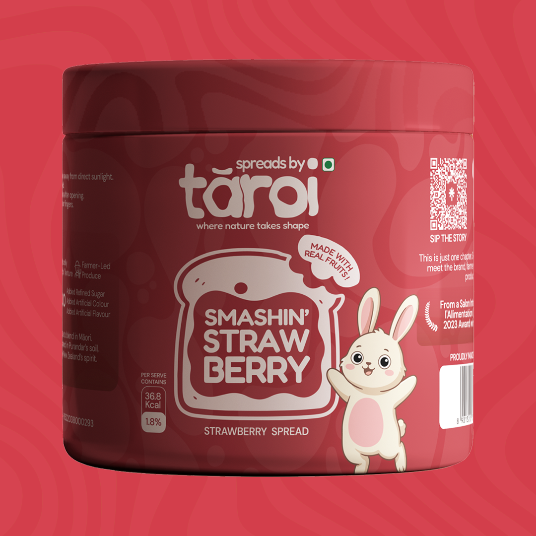 Taroi Strawberry Spread – 400 g | Real Strawberry Fruit Spread