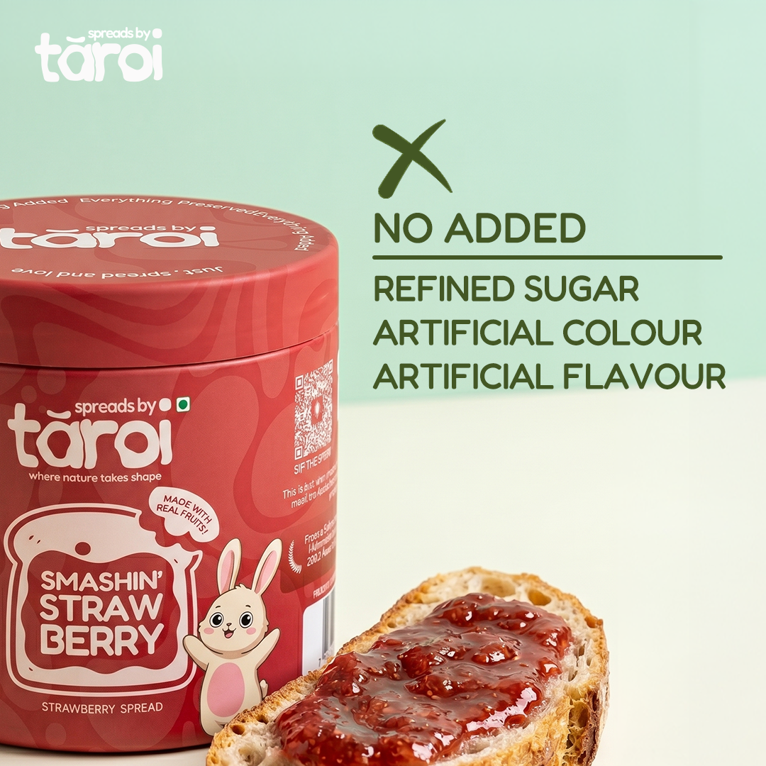 Taroi Strawberry Spread – 400 g | Real Strawberry Fruit Spread