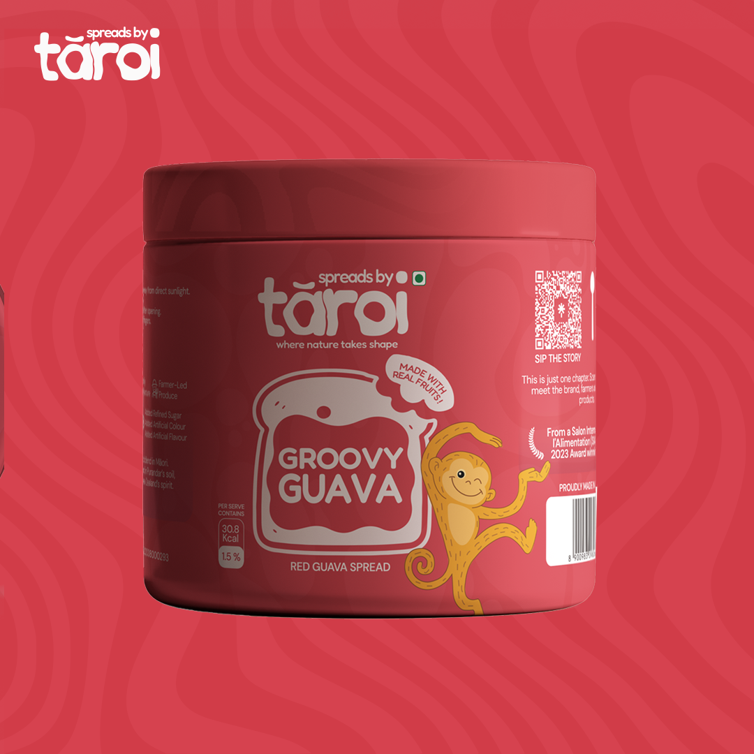 Taroi Red Guava Spread – 400 g | Real Guava Fruit Spread, No Added Sugar
