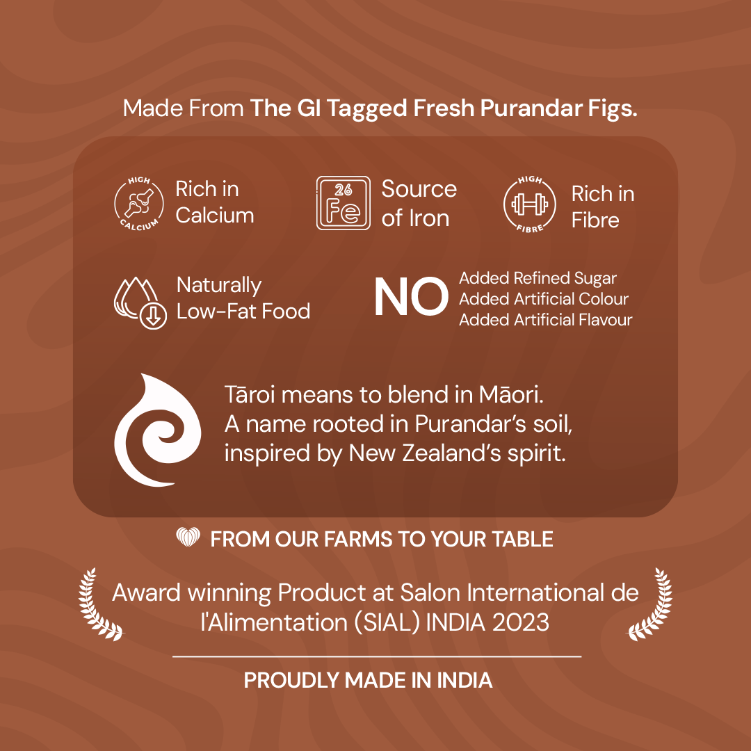 Tāroi Super Fig Juice – 200 ml | Real Fruit, No Added Sugar
