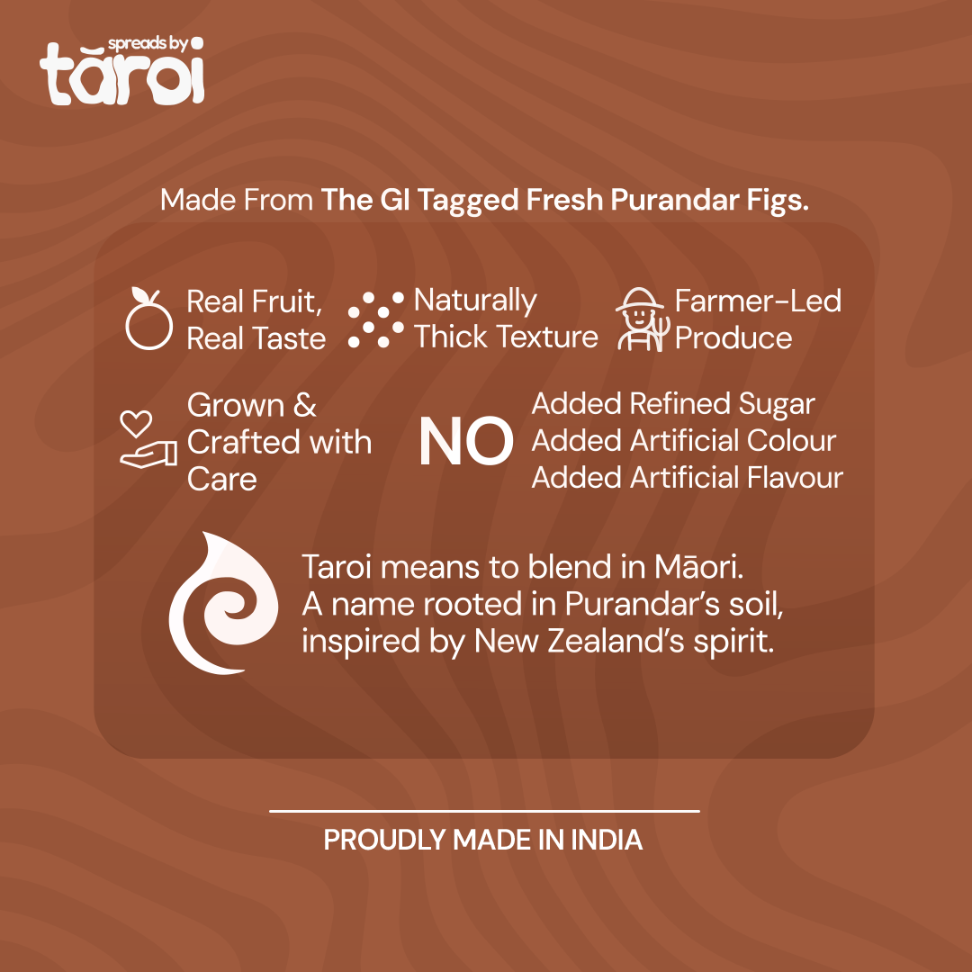 Taroi Super Fig Spread – 400 g | Real Fig Spread, No Added Sugar