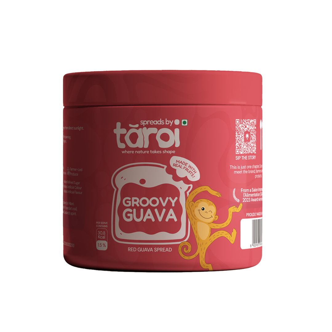 Taroi Red Guava Spread – 400 g | Real Guava Fruit Spread, No Added Sugar